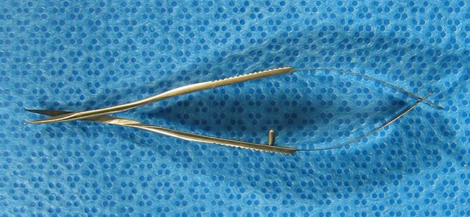 Scissor, Vannas straight capsulotomy