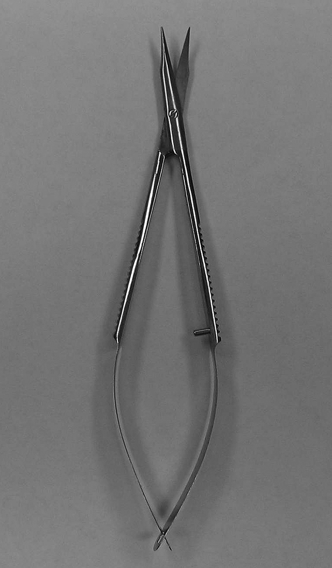 Scissor, Vannas curved capsulotomy