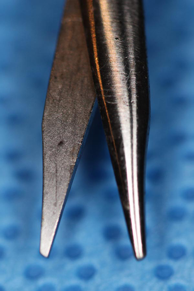 Scissor, Vannas curved capsulotomy (Enlarge)