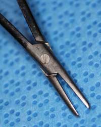 Needleholder with lock